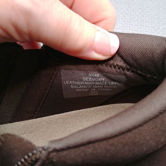 Easy Spirit Dark Brown Suede Evony Booties Ankle Boots Size 9.5M - Picture 12 of 14